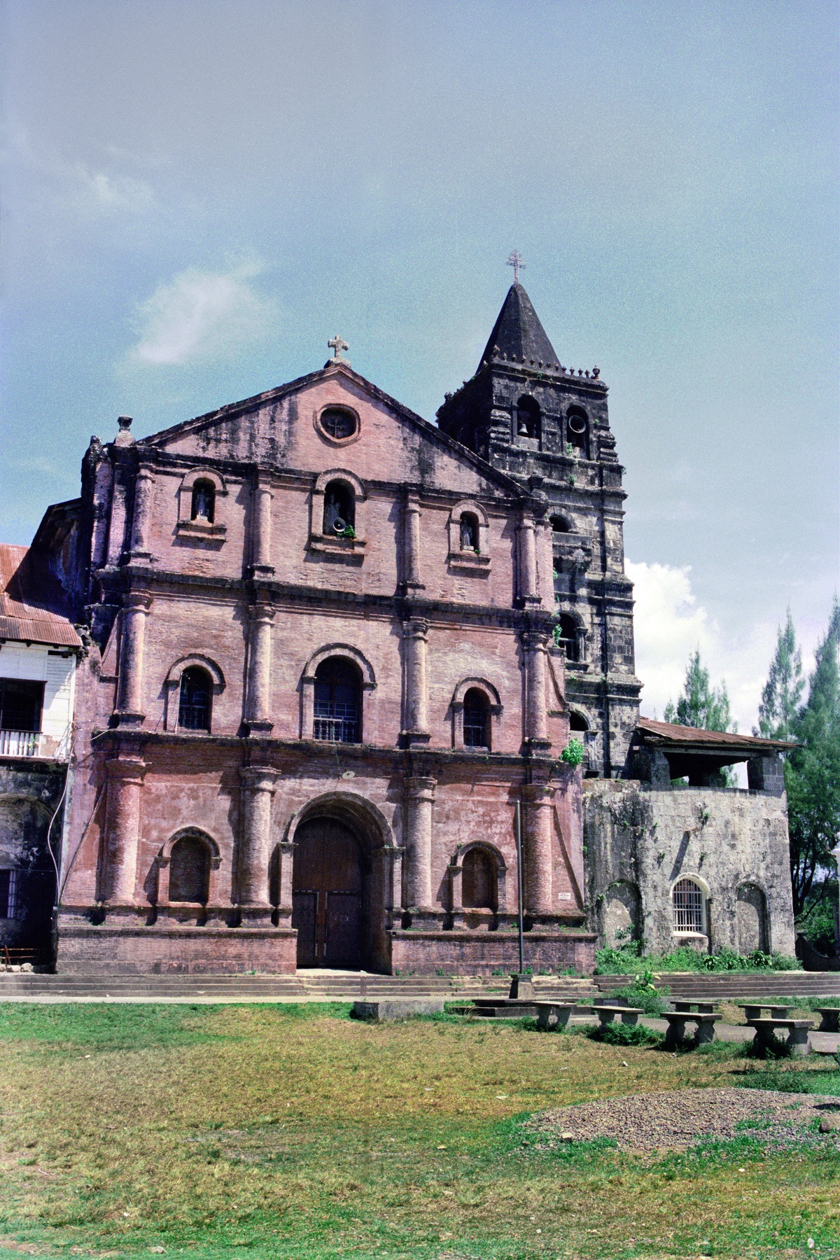 Majayjay Church, Majayjay, Laguna – facade and bell tower.