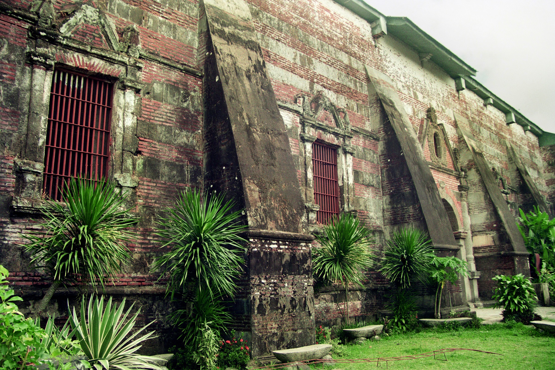 Nagcarlan Church, Nagcarlan, Laguna – buttressed walls.