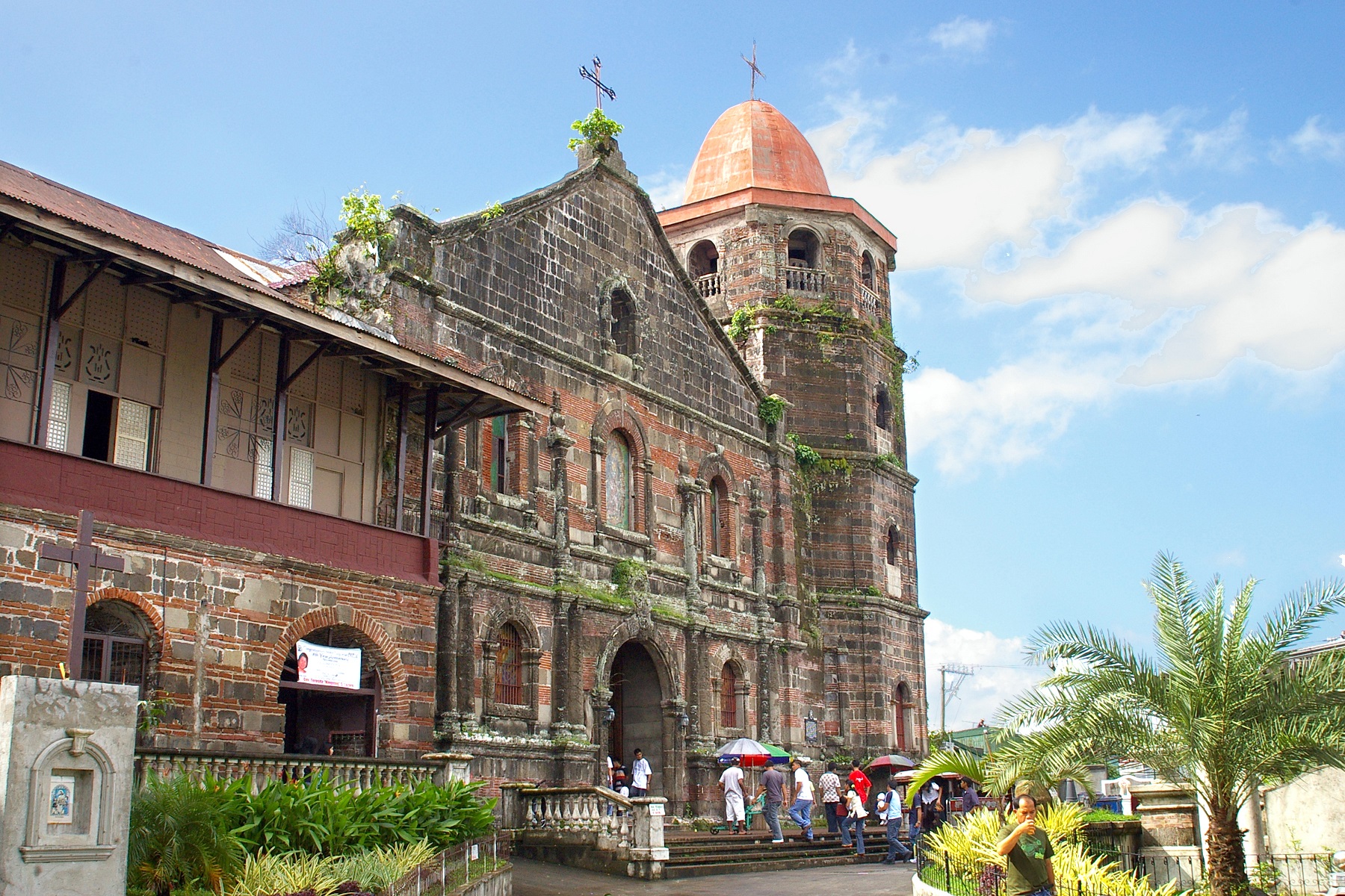 Nagcarlan Church, Nagcarlan, Laguna – facade and bell tower.