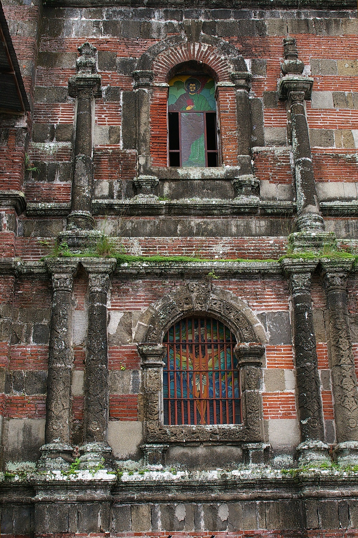 Nagcarlan Church, Nagcarlan, Laguna – facade details.