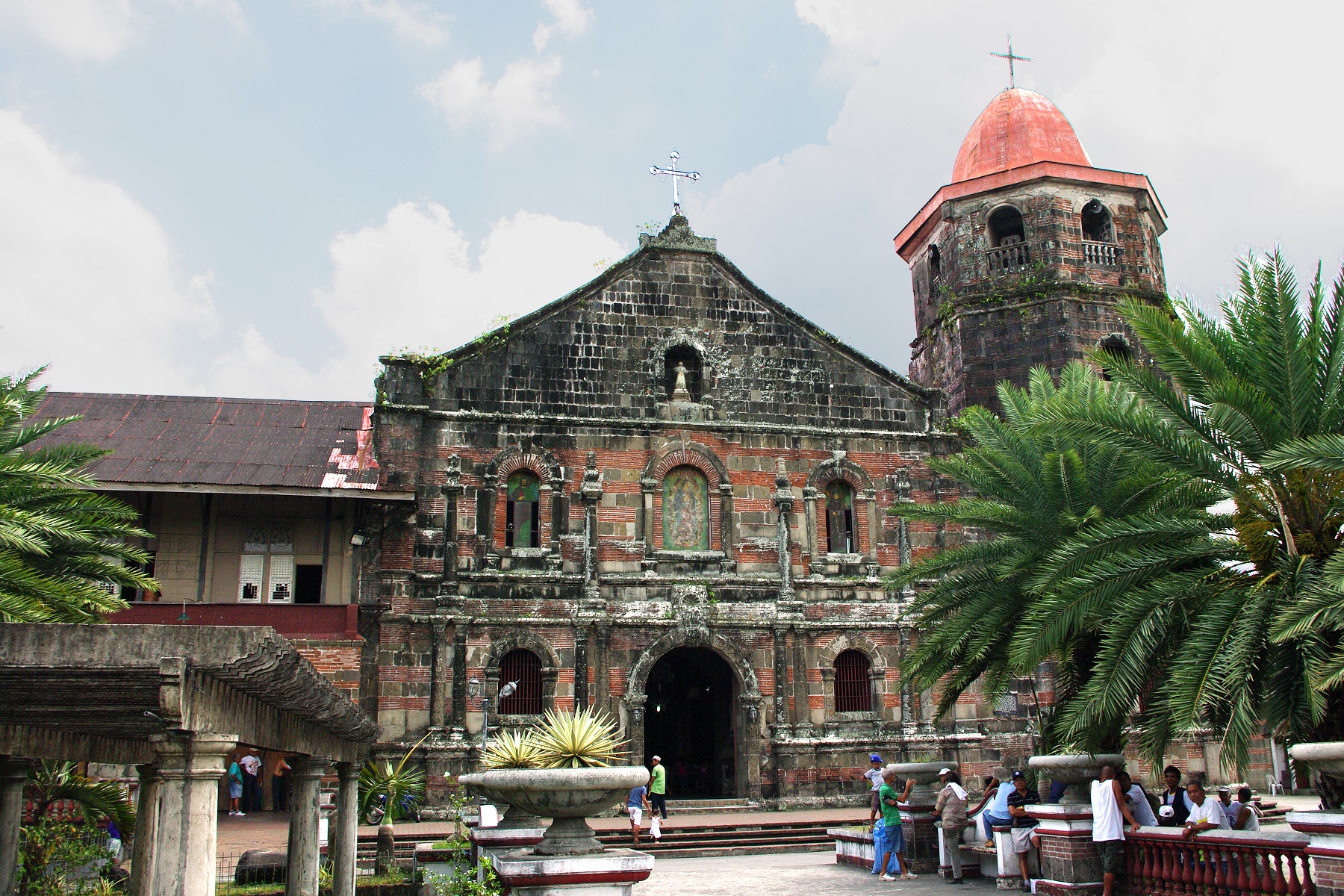 Nagcarlan Church, Nagcarlan, Laguna – facade and bell tower.