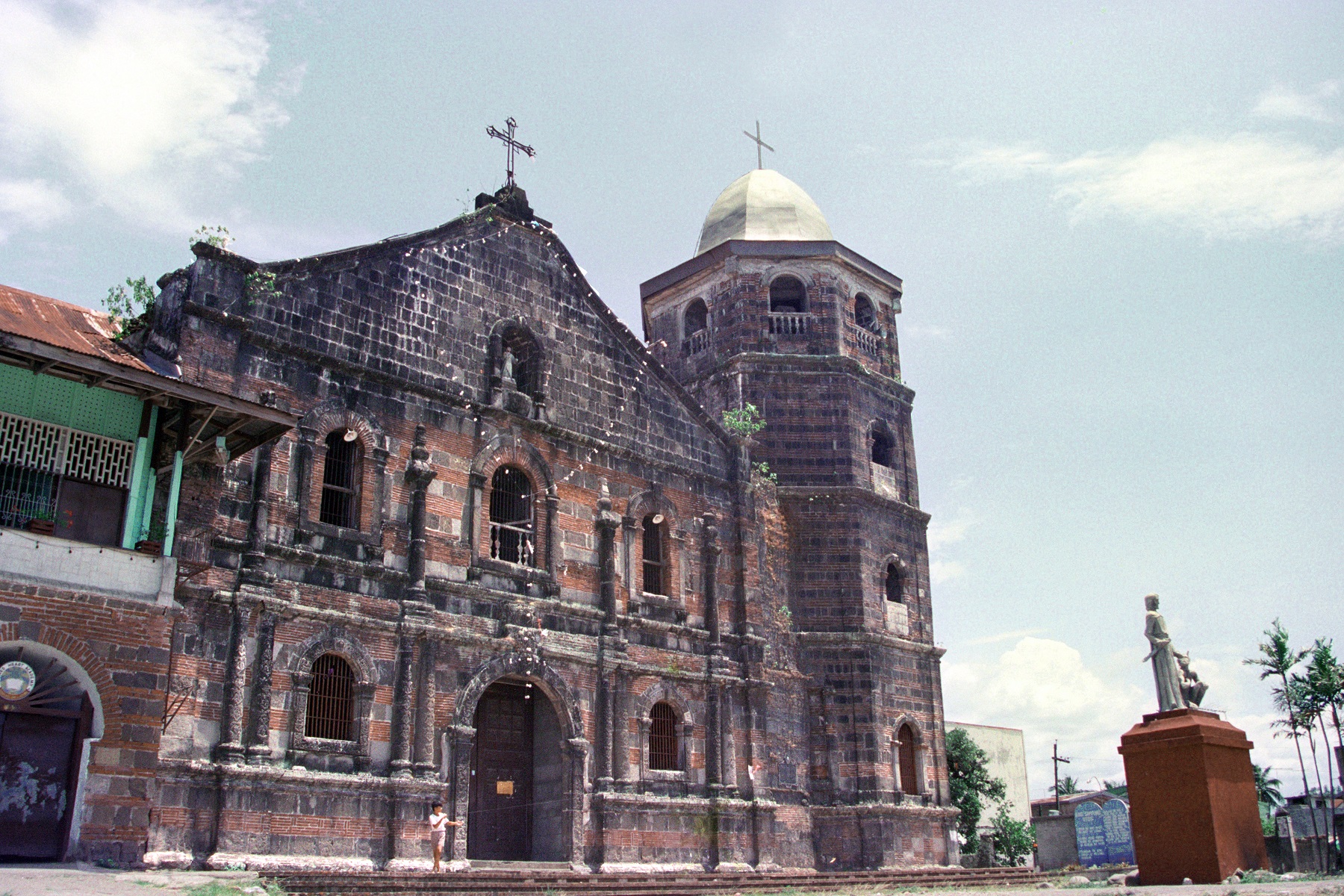 Nagcarlan Church, Nagcarlan, Laguna – facade and bell tower.