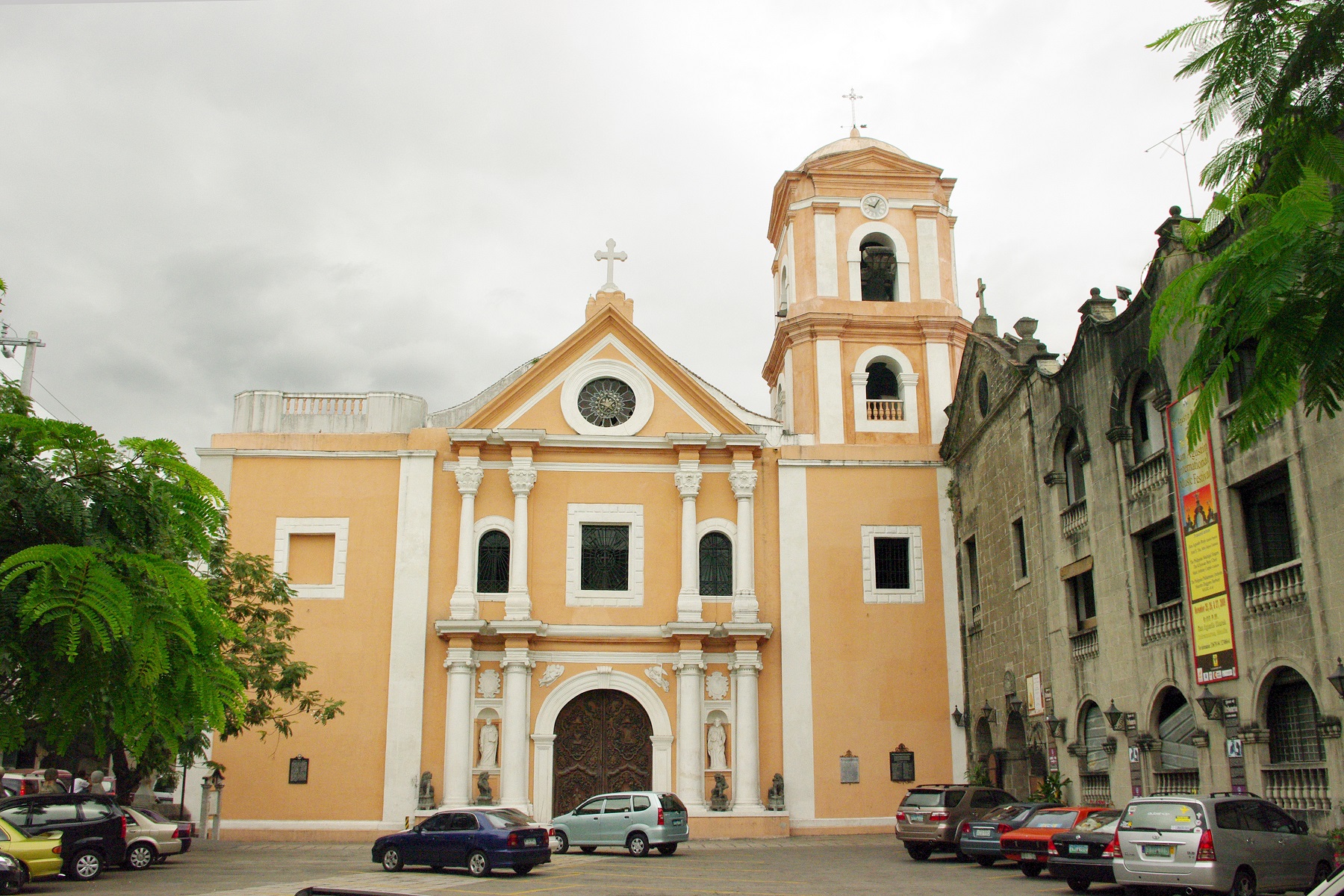 San Agustin Church, Intramuros, Manila – facade and bell tower.