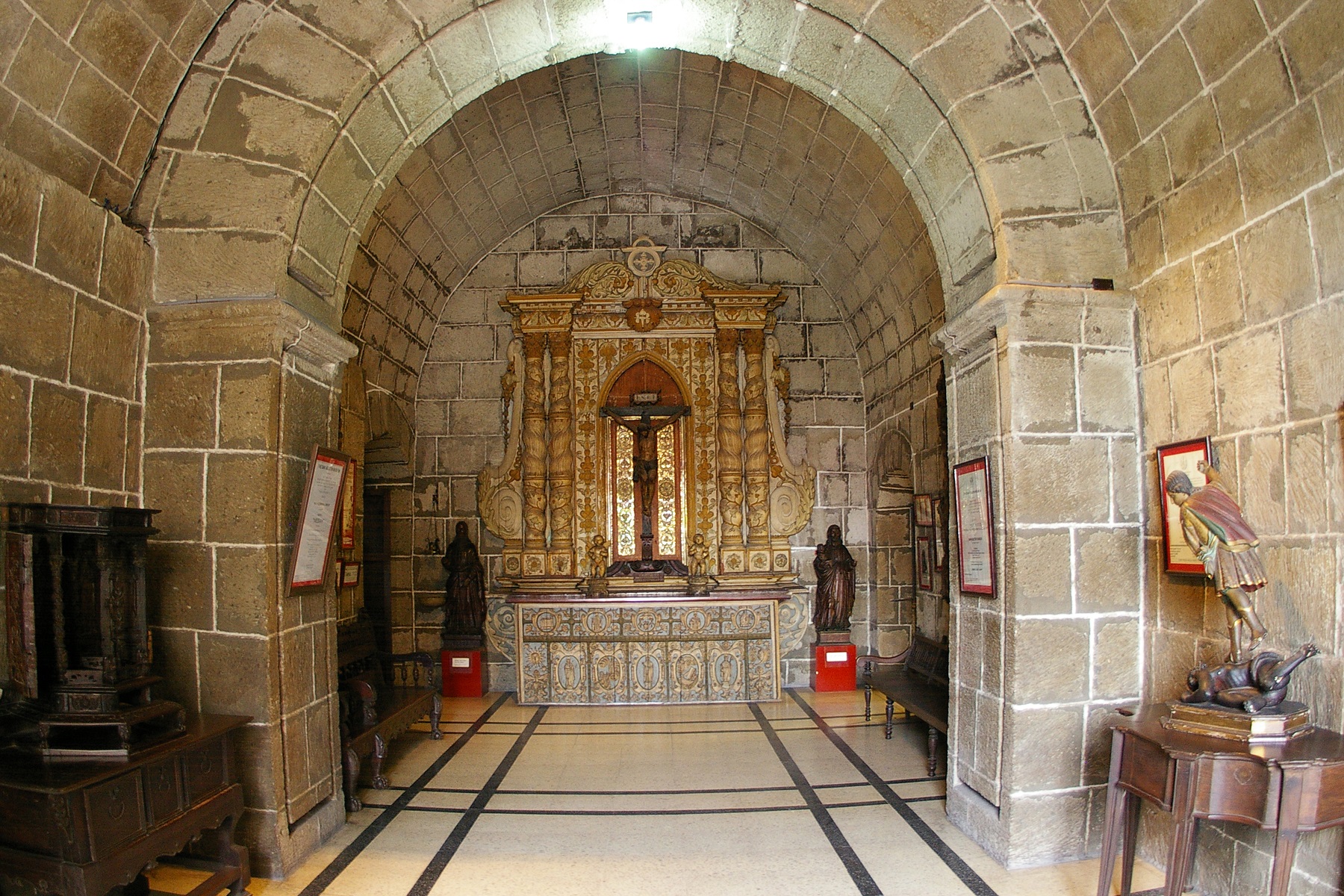 San Agustin Church, Intramuros, Manila – interior view.