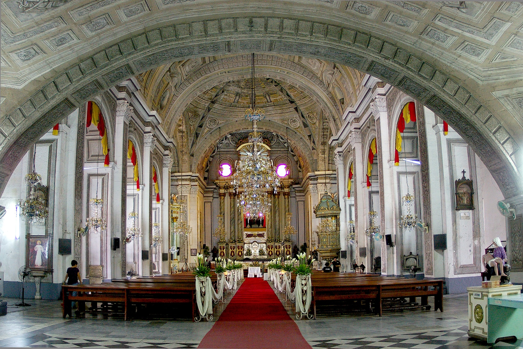 San Agustin Church, Intramuros, Manila – interior view.