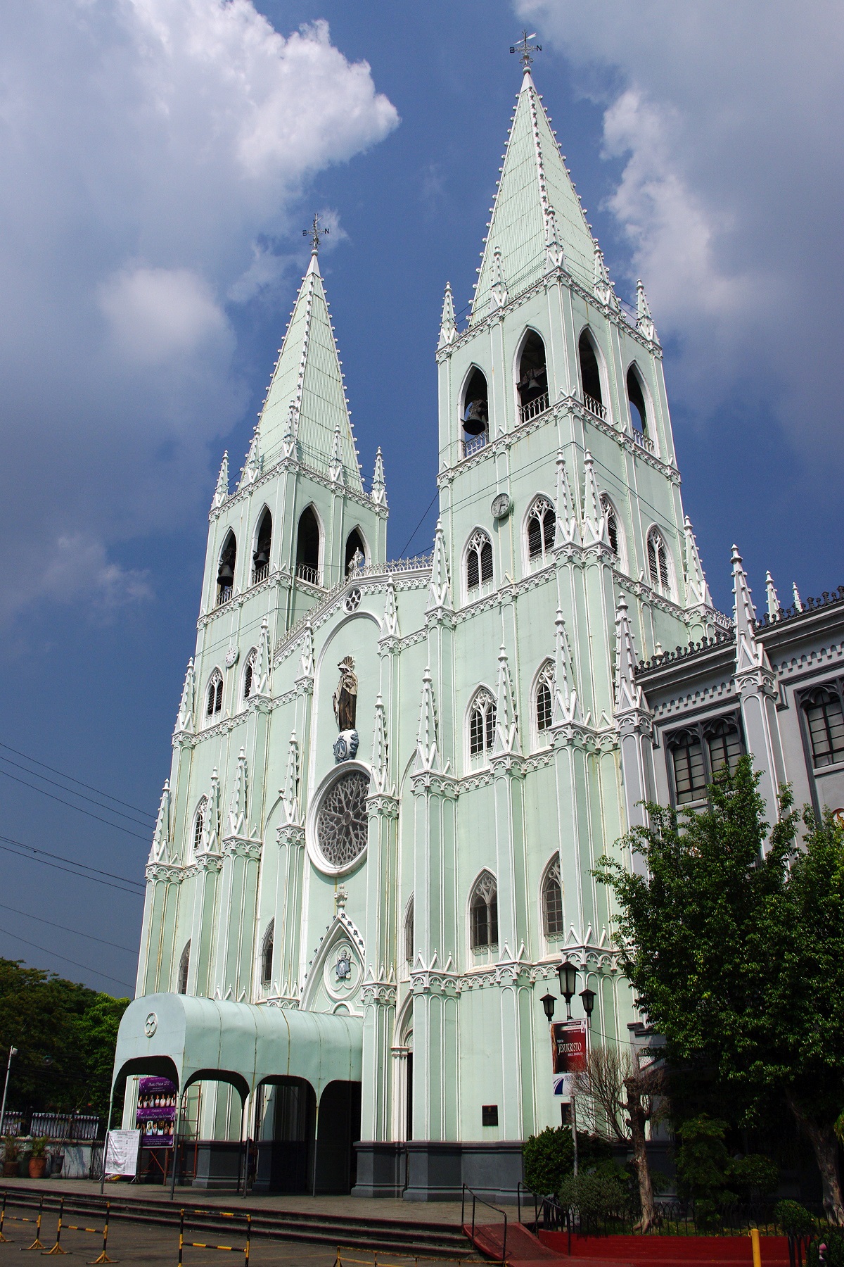 San Sebastian Church, Manila — exterior view.