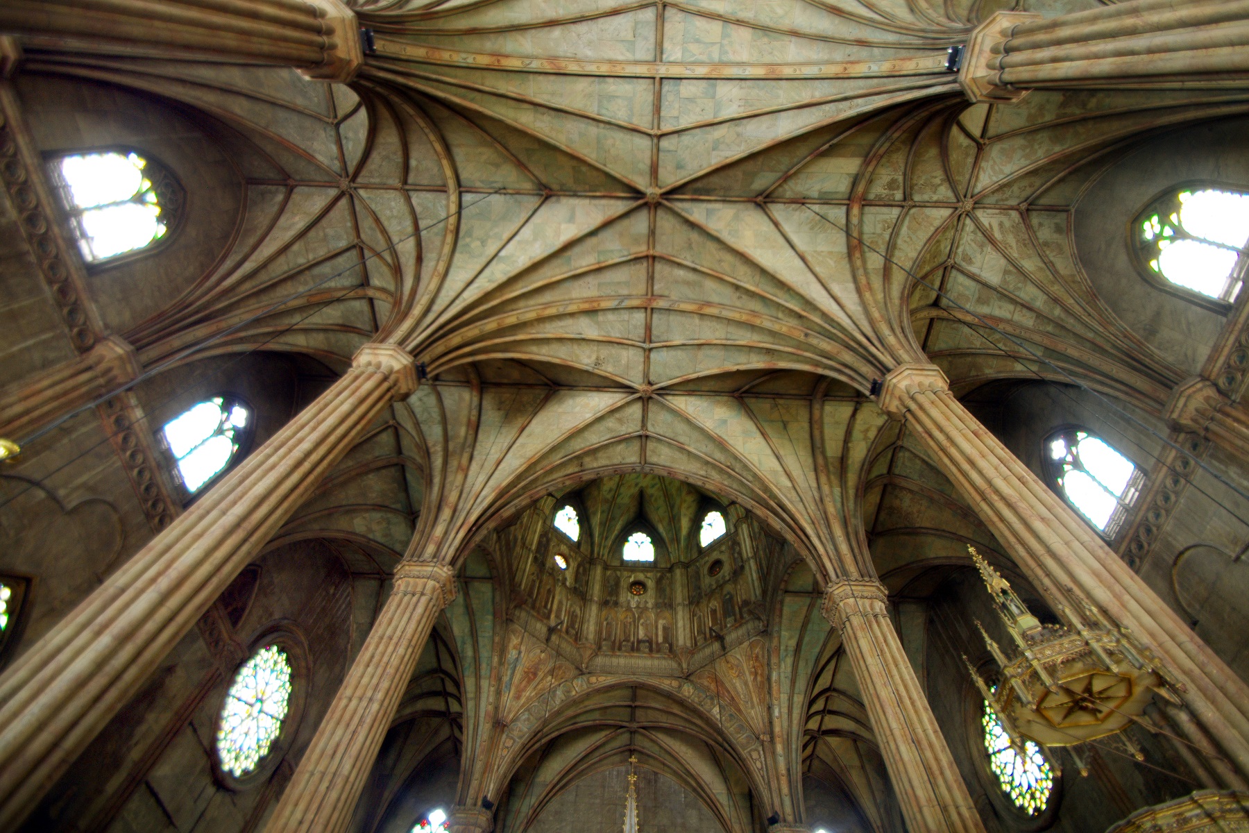 San Sebastian Church, Manila — ceiling.