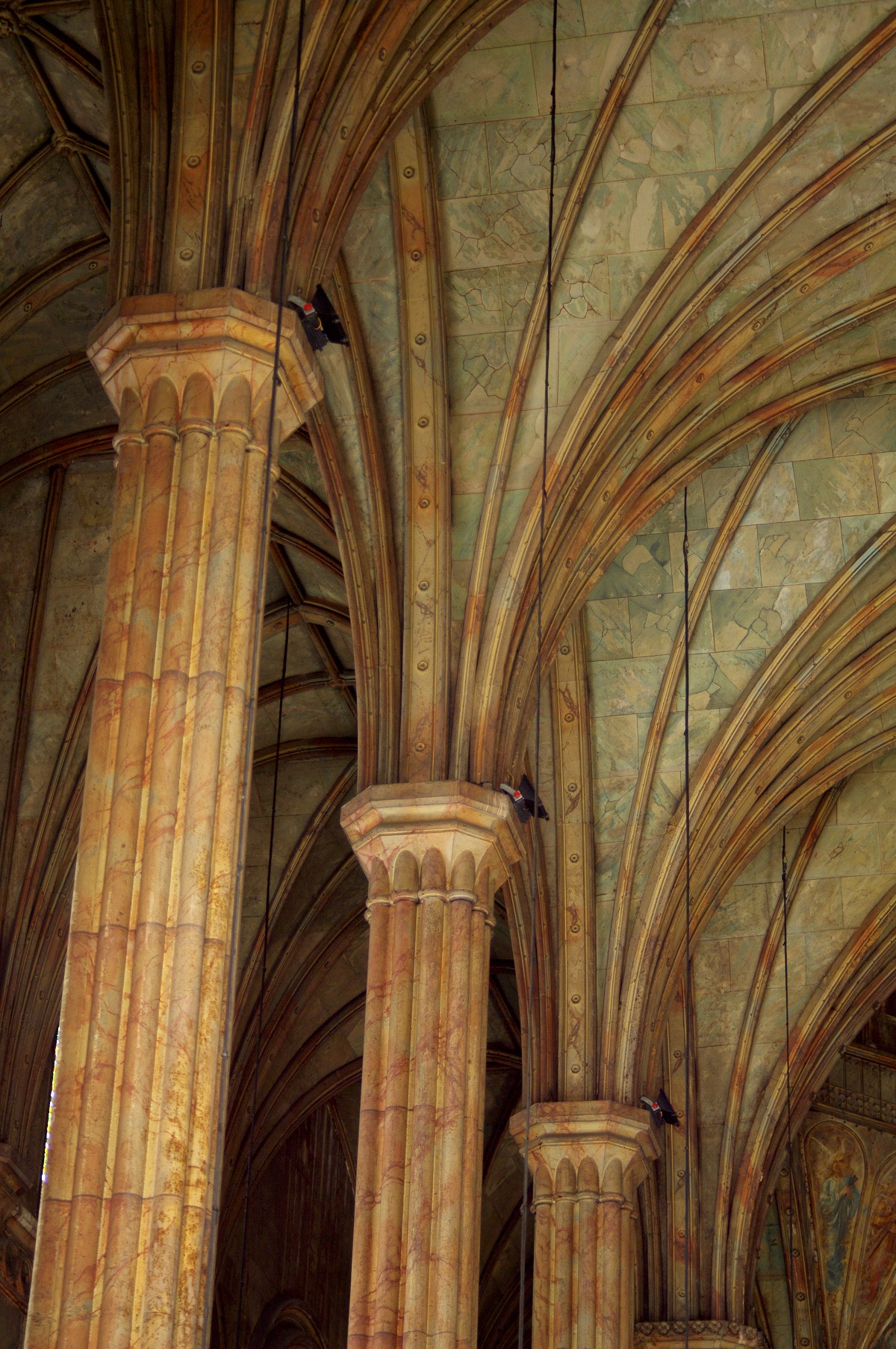 San Sebastian Church, Manila — ceiling detail.