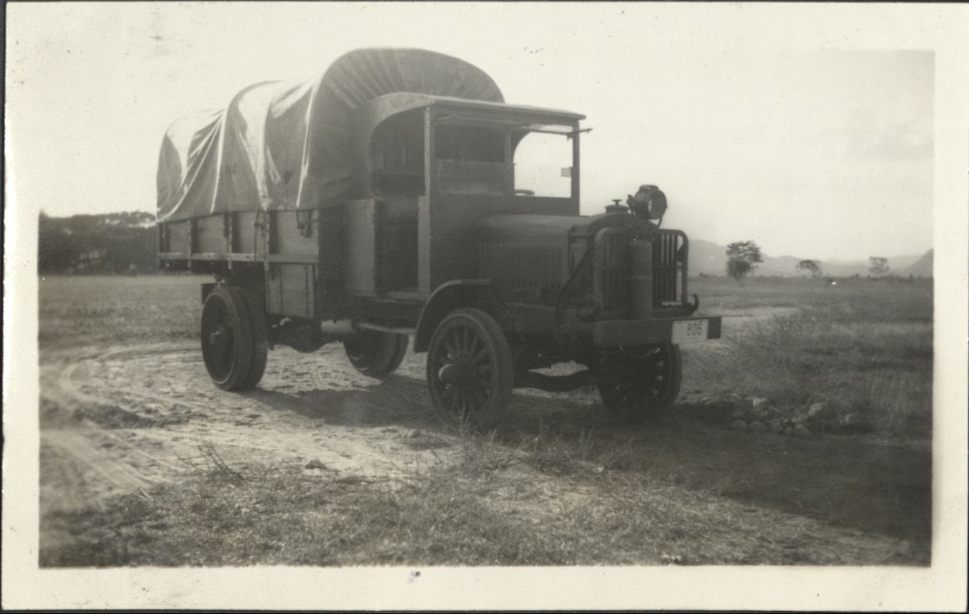 One of our trucks of H.Q. 60th. July 12, 1933.