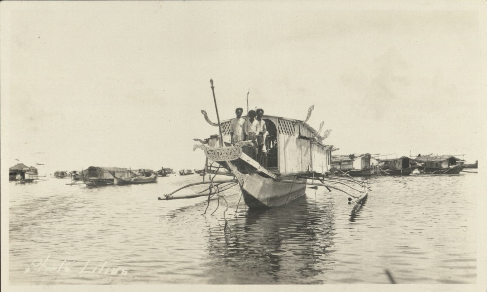 Moro’s fishing boats, at Cebu, P. I.
