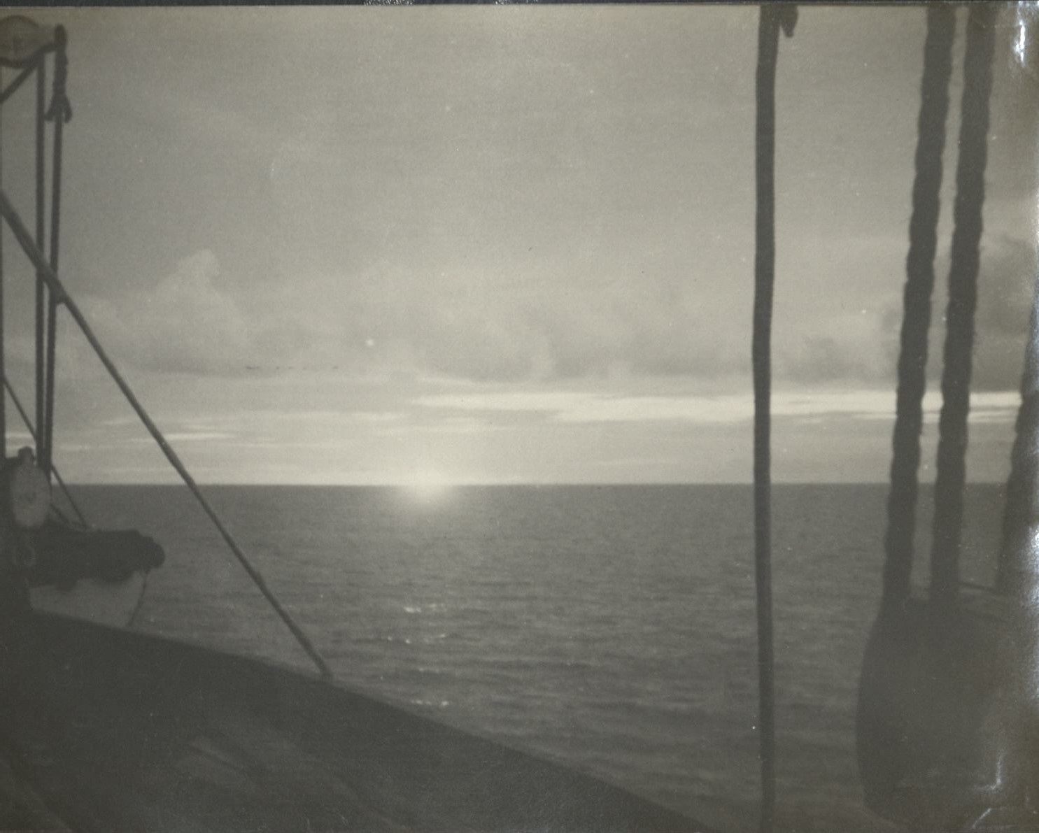 Sunset in southern waters.