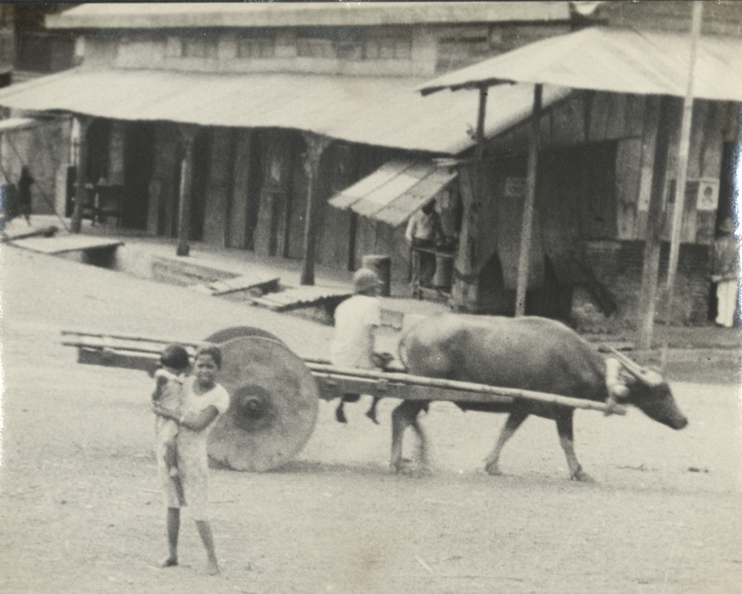 A carabao cart.