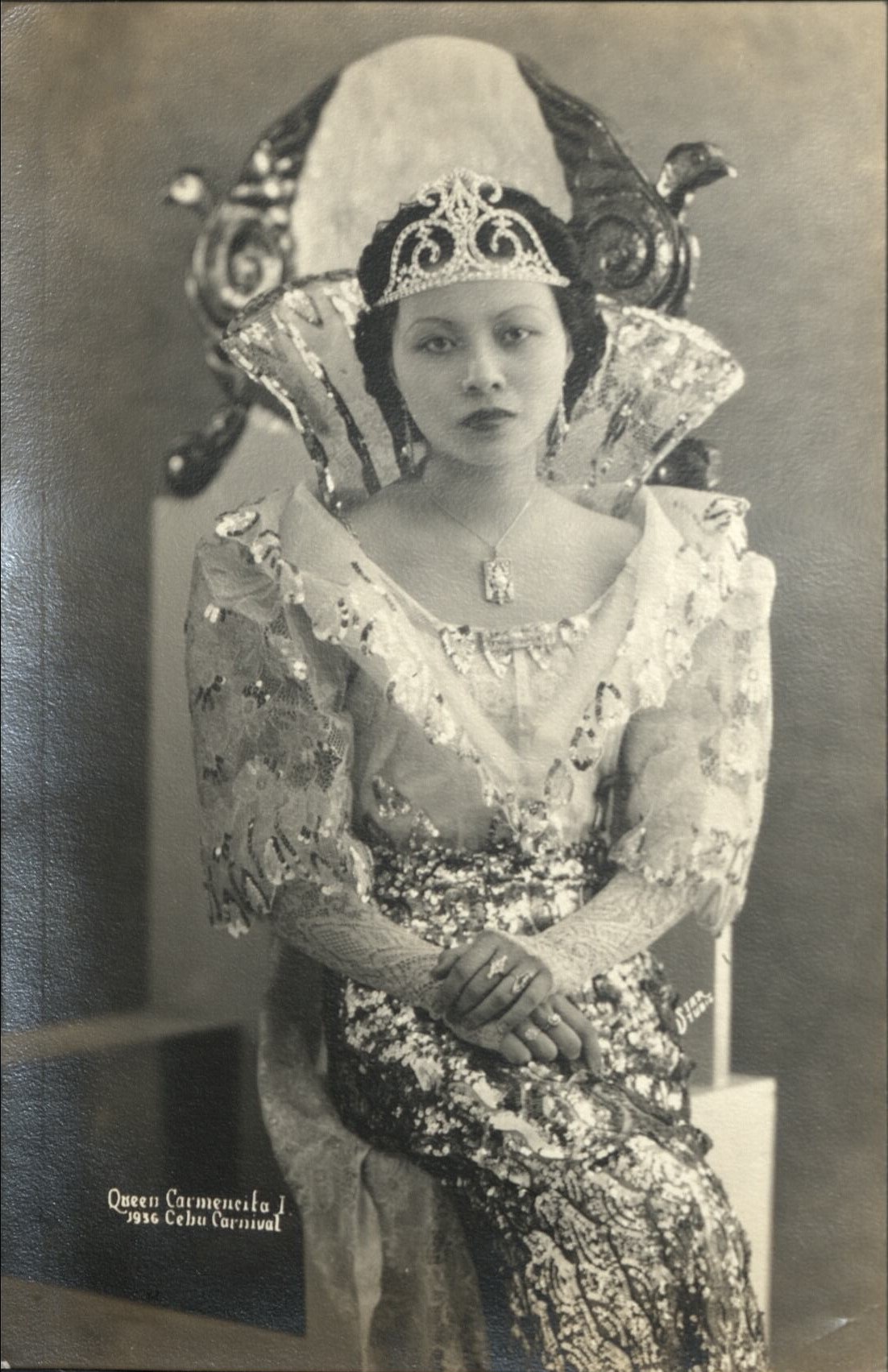 Queen Carmencita I. 1936 Cebu Carnival.