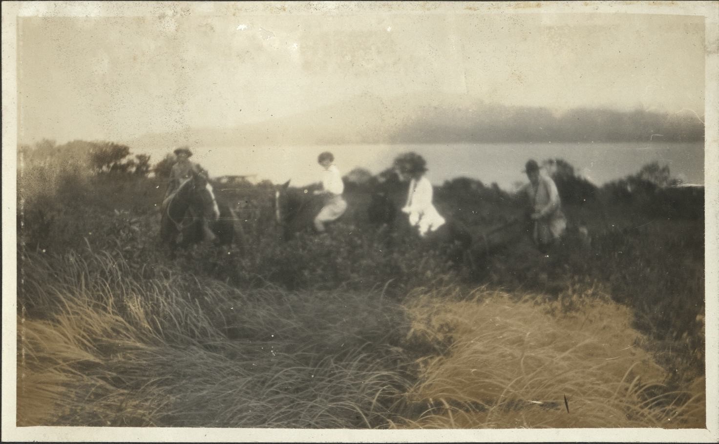 A [horseback] ride with the Haggelsteins, 1920 [Corregidor Island].
