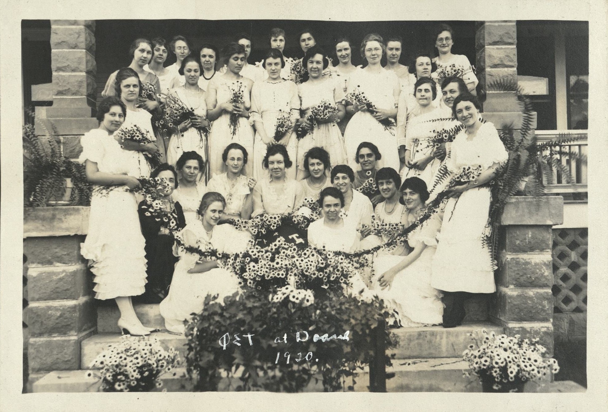 Phi Sigma Tau [sorority] at Doane [College, Nebraska].
