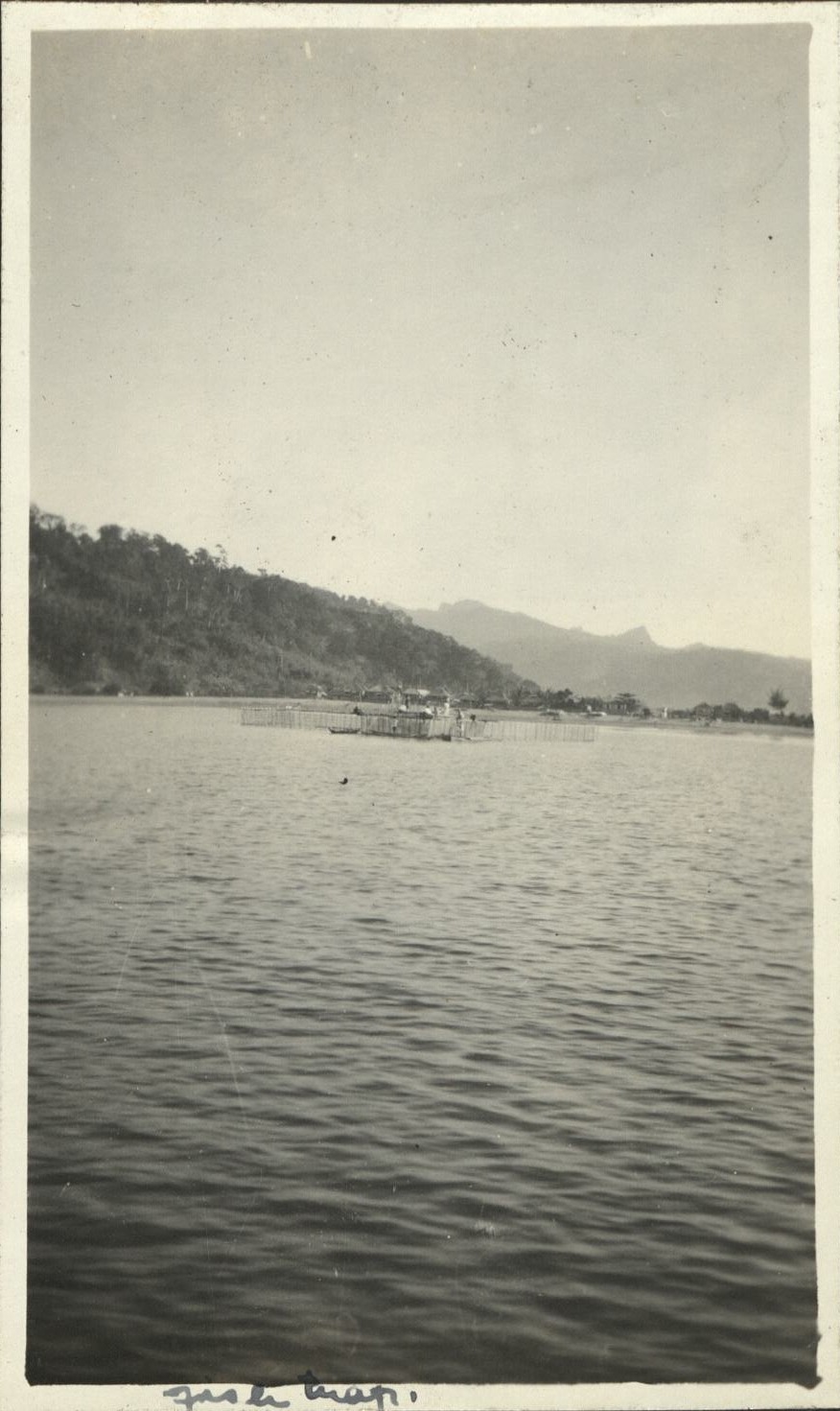 Fish trap [Subic Bay].