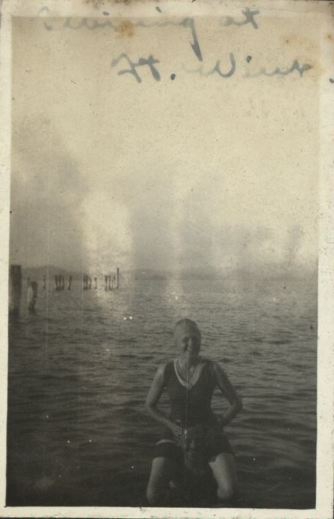 Swimming at Fort Wint [Grande Island, Subic Bay].