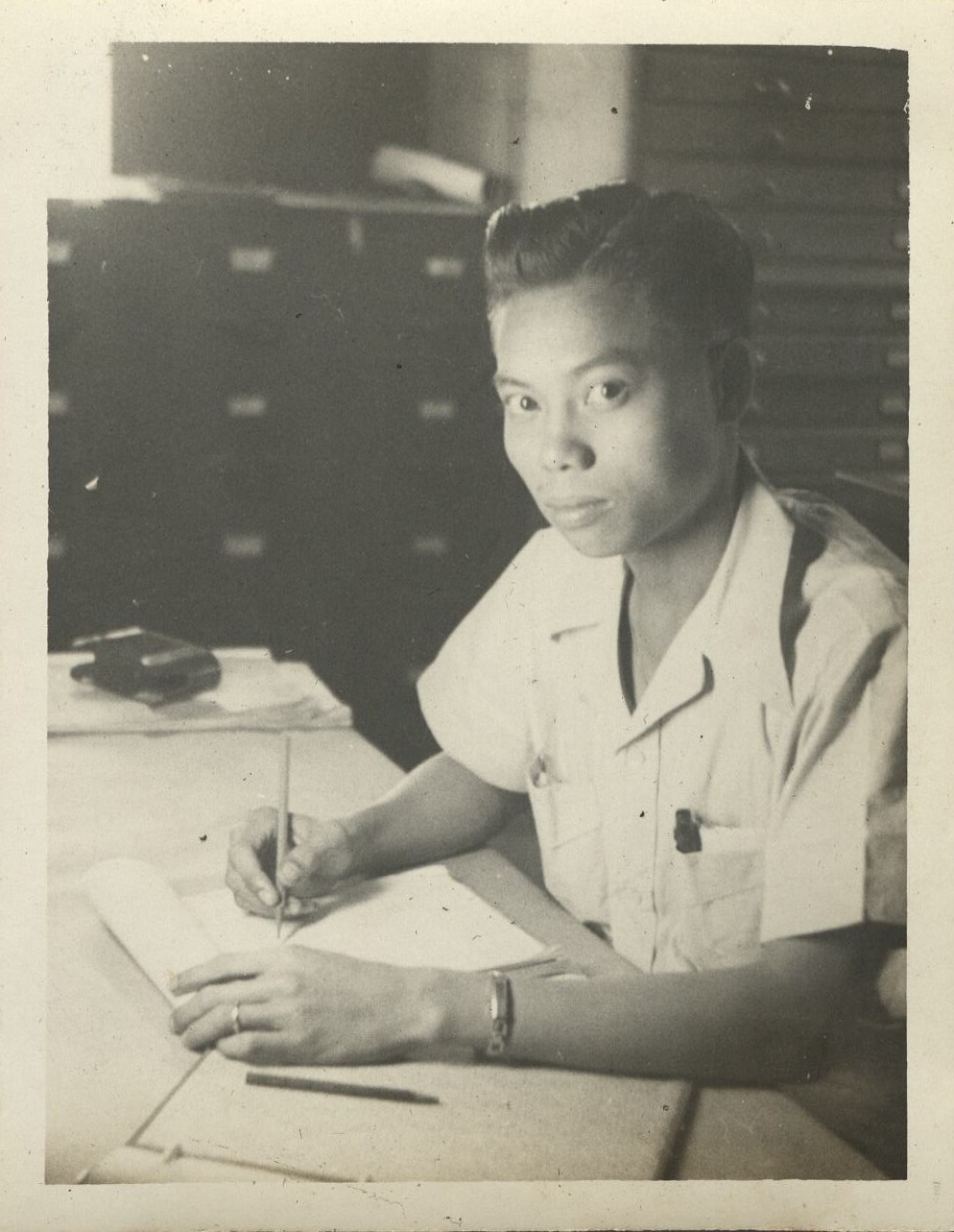 [Army] buddies – Ely Santana, file clerk, 2766.