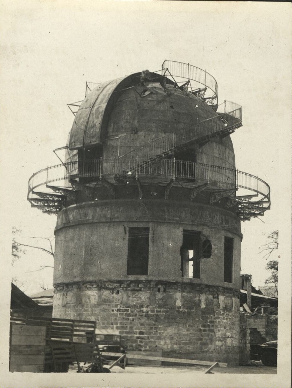 Seen around Manila. [Damaged Manila Observatory at Ateneo de Manila].