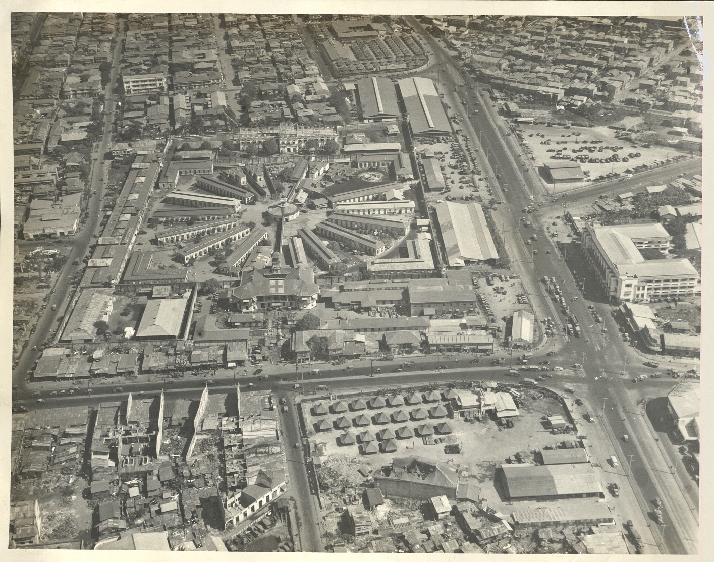 [Old] Bilibid Prison and Azcarragua [sic-Far Eastern] University.