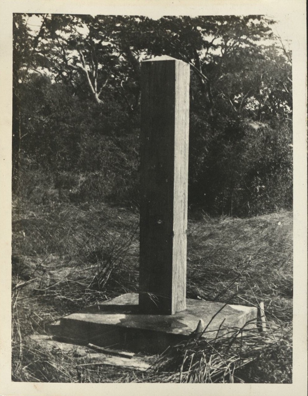 Remember Bataan? This is it. [Signpost along Death March route?].