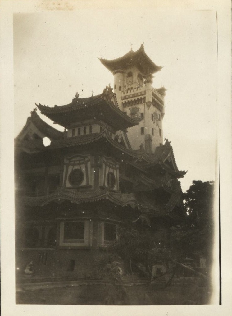 Estate of [Jose M. Ocampo in Quiapo – pagoda mansion and tower].