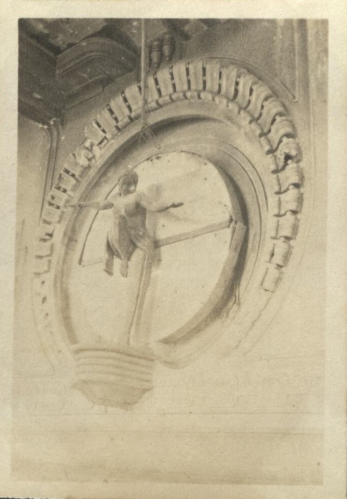 [Untitled – Architectural stone carving].