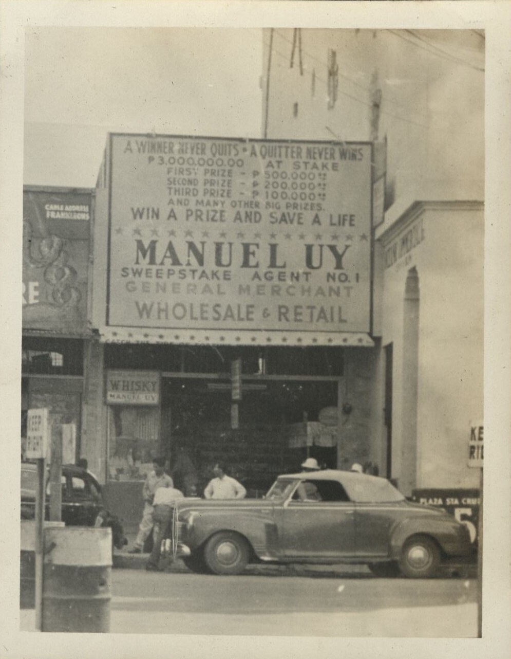 [Untitled – Manuel Uy store and lottery tickets, Manila].