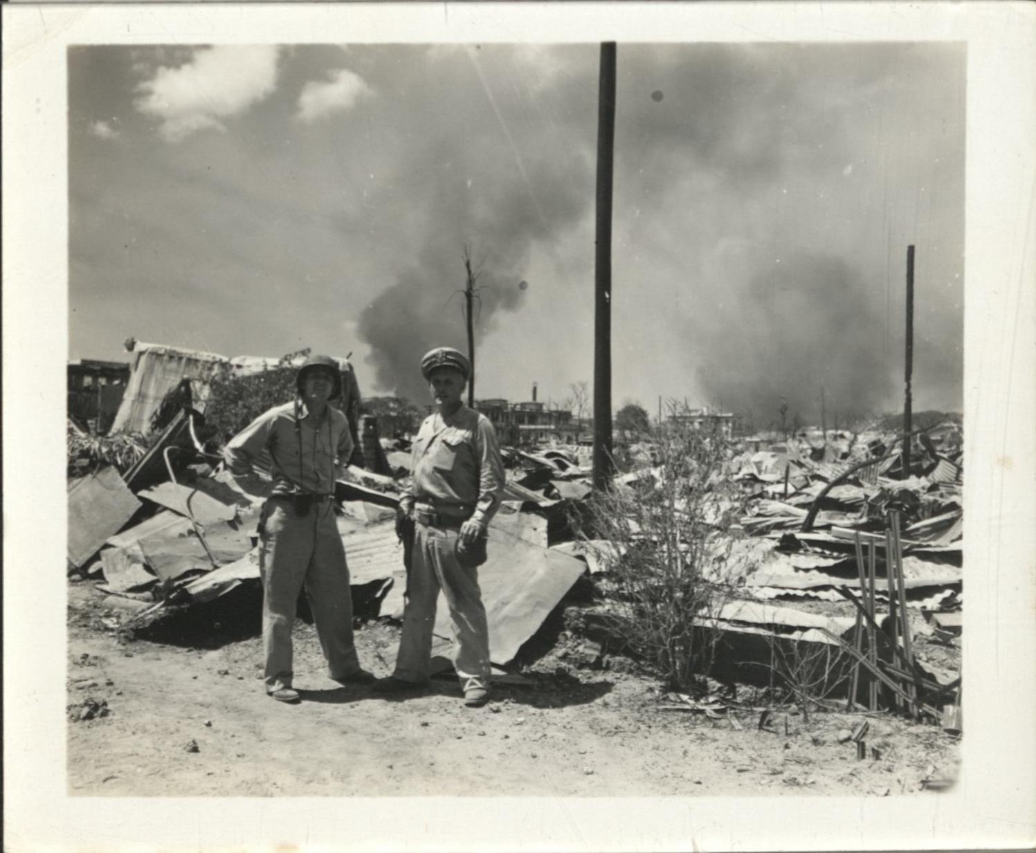 [Untitled – Destruction in Manila during liberation, February 1945].