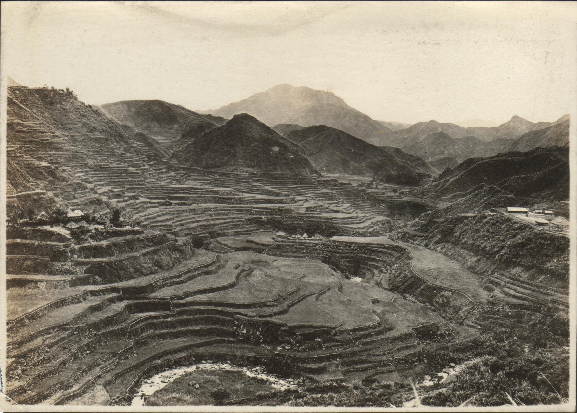 View of the whole valley at Banaue.