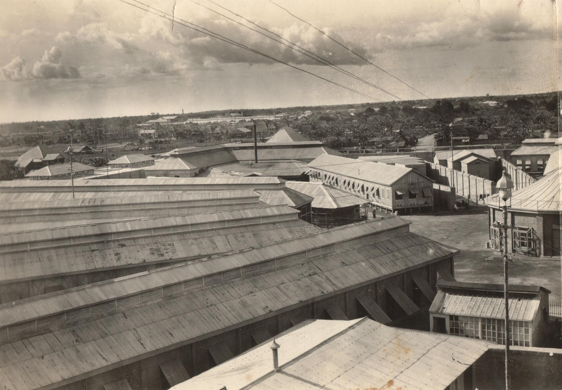 Panoramic view of Bilibid Prison [left half].