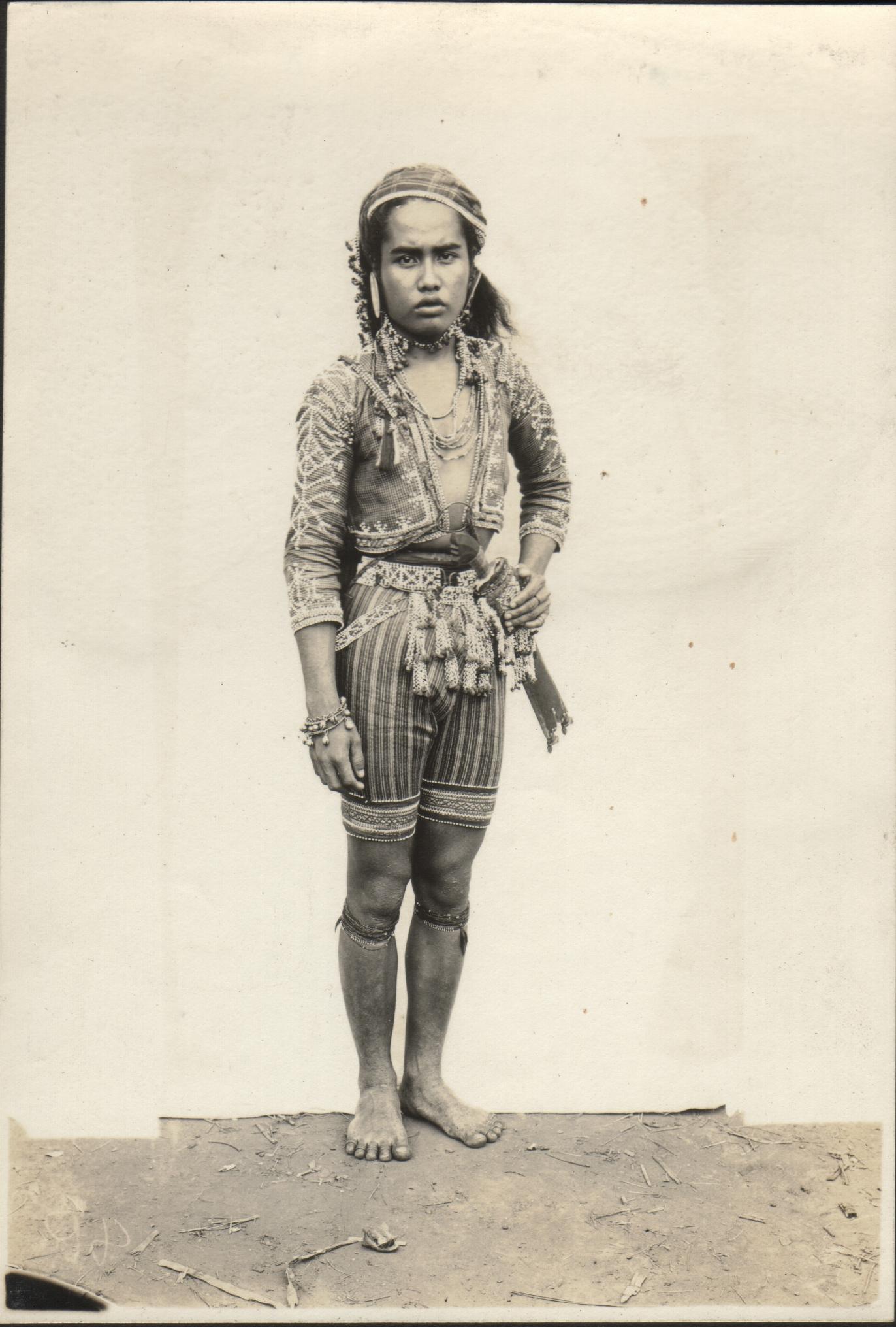 Bagobo man from Davao, Mindanao.