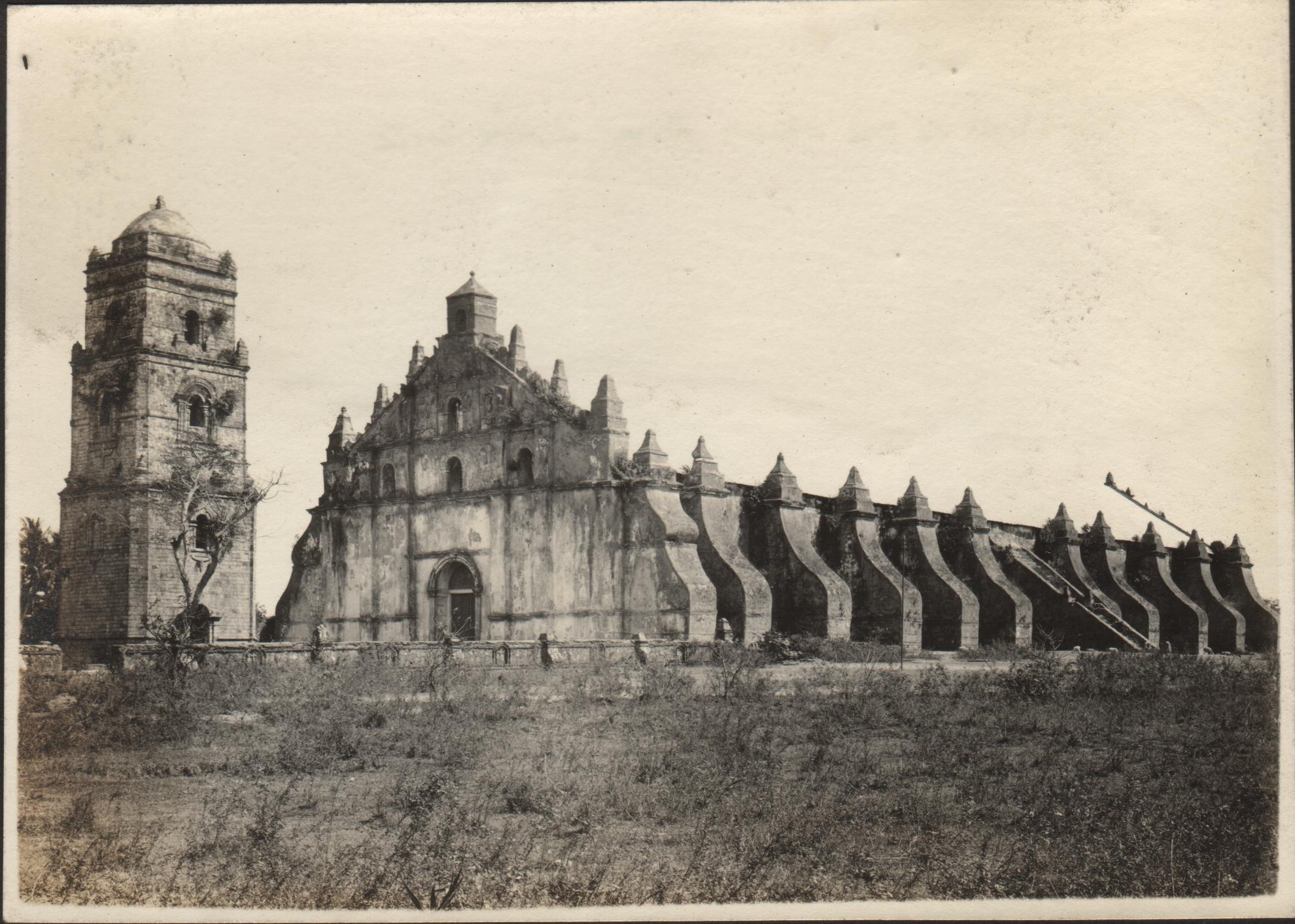 View of the church, Paoay, Ilocos Norte.