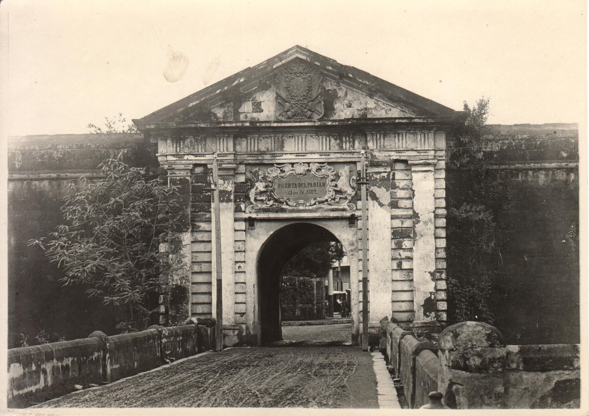 Gate Parian, Old Walled City, Manila.