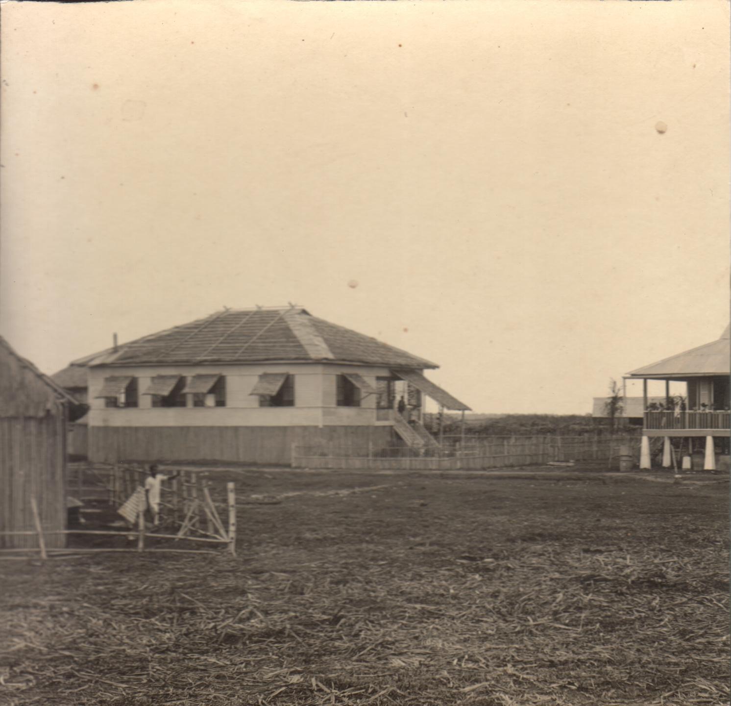 [Untitled – Worker dormitories at a sugar central?].