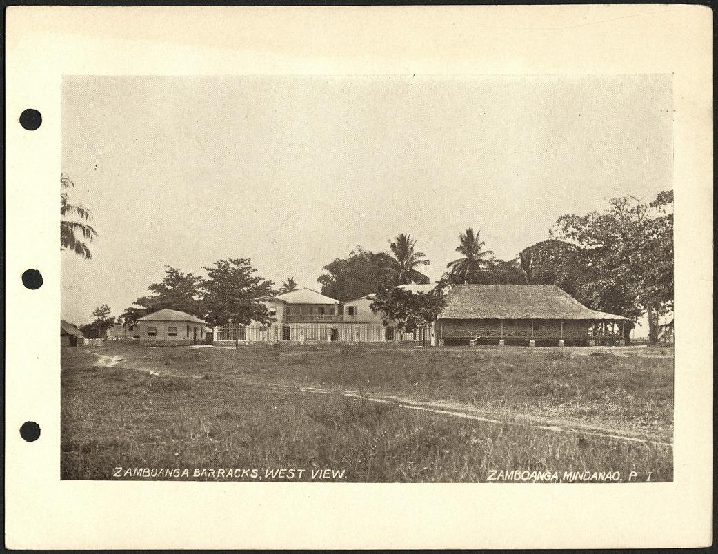 Zamboanga Barracks, west view. (Zamboanga, Mindanao, P. I.)