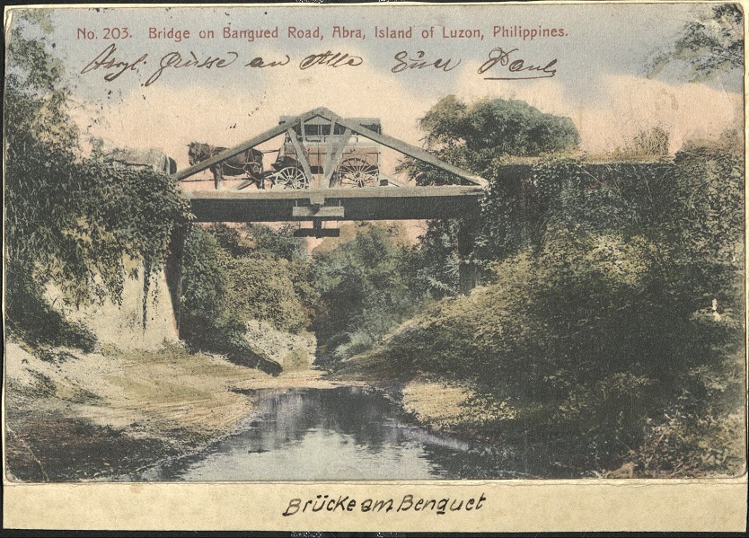 No. 203. Bridge on Bangued Road, Abra, Island of Luzon, Philippines.