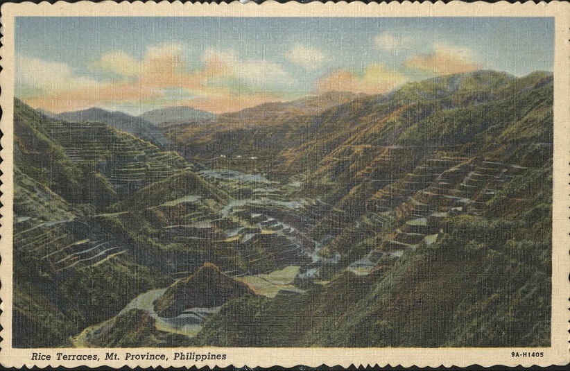 Rice Terraces, Mt. Province, Philippines.