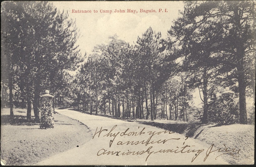 Entrance to Camp John Hay, Baguio, P. I.