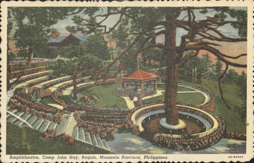 Amphitheatre [Amphitheater], Camp John Hay, Baguio, Mountain Province, Philippines.