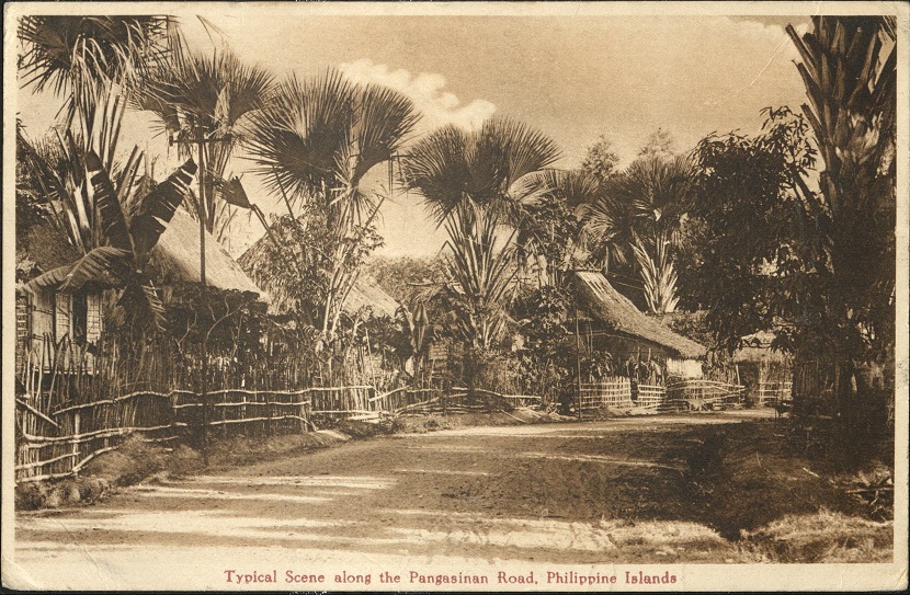 Typical Scene along the Pangasinan Road, Philippine Islands.