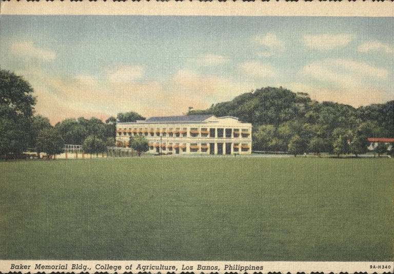 Baker Memorial Bldg., College of Agriculture, Los Banos, Philippines.
