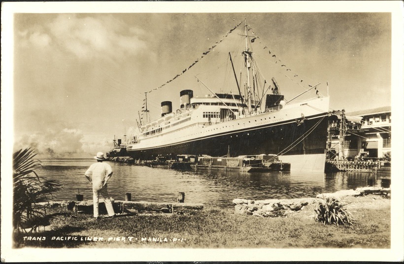 Trans Pacific Liner Pier 7, Manila, P.I.