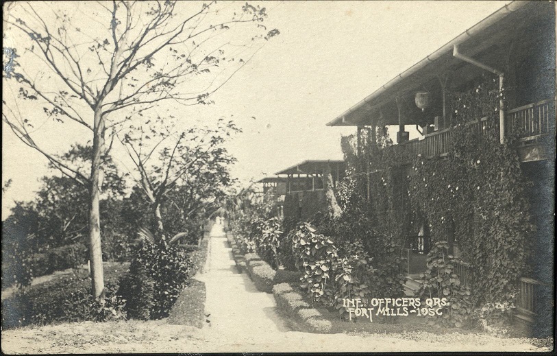 Inf. [Infantry] Officers Qrs. [Quarters], Fort Mills ï¿½ 105C.