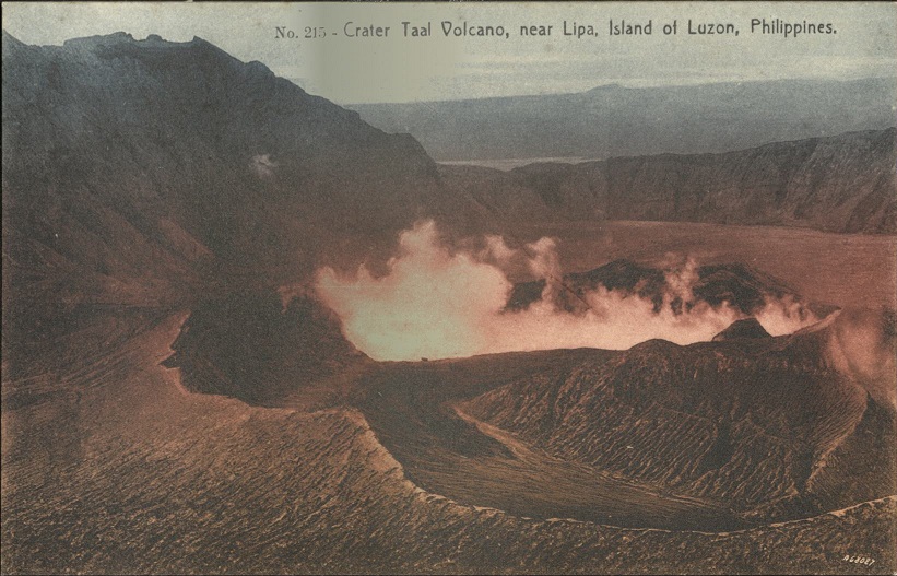 No. 215 � Crater Taal Volcano, near Lipa, Island of Luzon, Philippines.