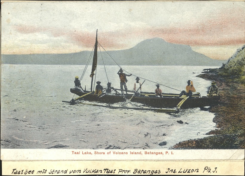 Taal Lake, Shore of Volcano Island, Batangas, P. I.
