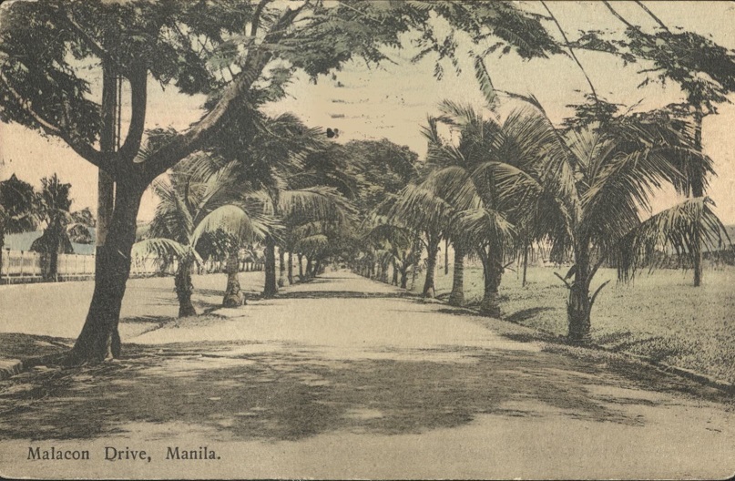 Malacon [Malecon] Drive, Manila.