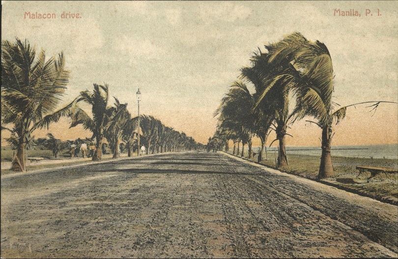 Malacon [Malecon] drive. Manila, P. I.