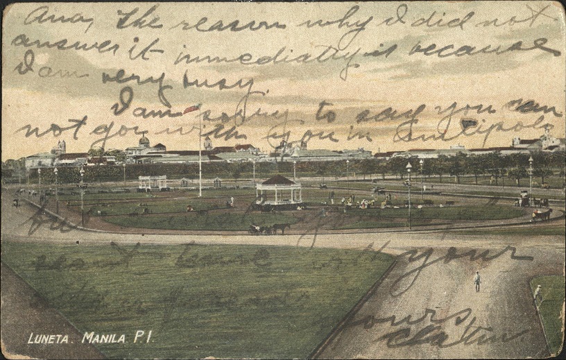 Luneta. Manila. P. I.
