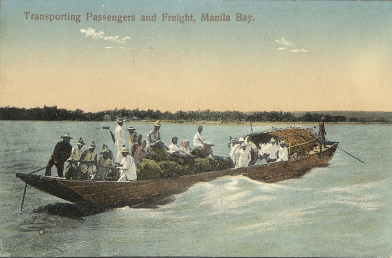Transporting Passengers and Freight, Manila Bay.